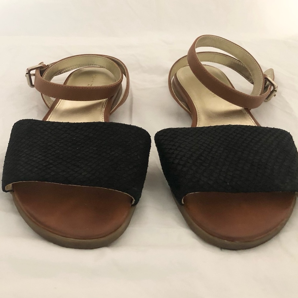 Tommy Hilfiger snake print wrap around sandal Size 8